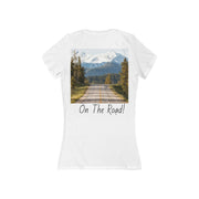 Get Lost On The Road Deep V-Neck Tee