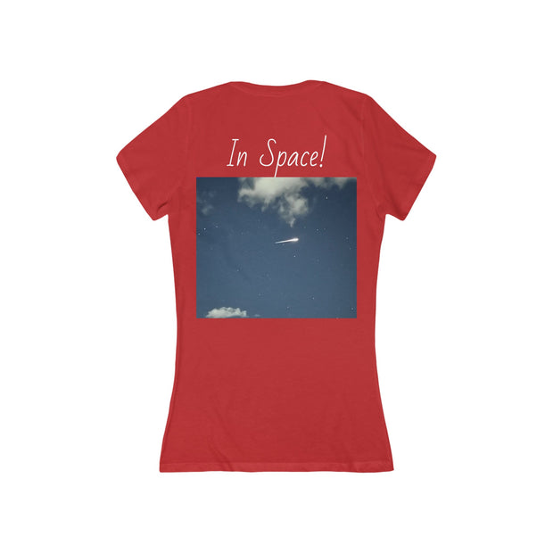 Get Lost In Space Deep V-Neck Tee