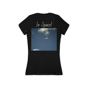 Get Lost In Space Deep V-Neck Tee