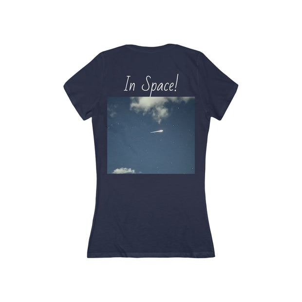 Get Lost In Space Deep V-Neck Tee