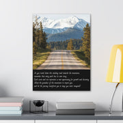 "Journey Through the Mountains" Canvas Print