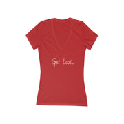 Get Lost On The Road Deep V-Neck Tee