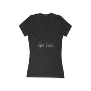 Get Lost On The Road Deep V-Neck Tee