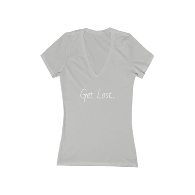 Get Lost In Space Deep V-Neck Tee