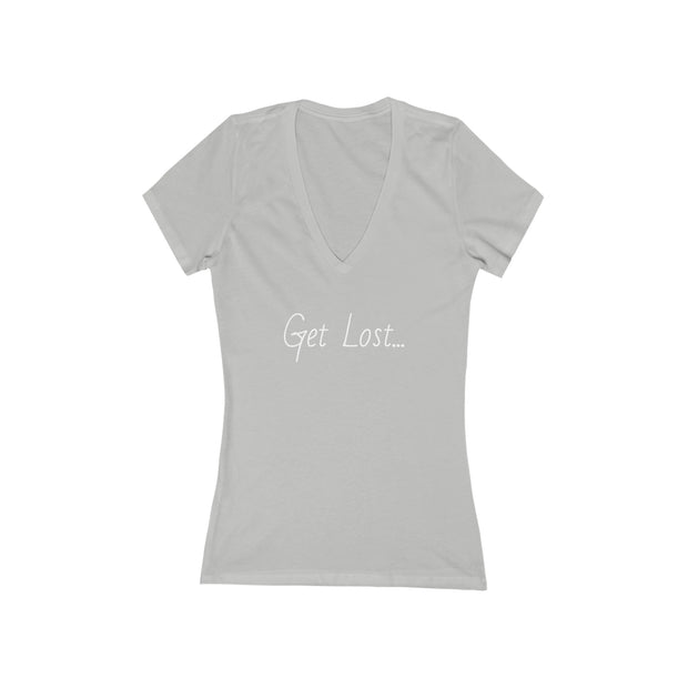 Get Lost In Space Deep V-Neck Tee