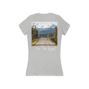 Get Lost On The Road Deep V-Neck Tee