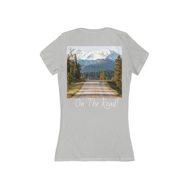 Get Lost On The Road Deep V-Neck Tee