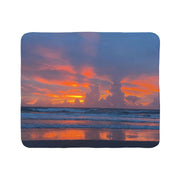 "Sunrise" Fleece Sherpa Blanket