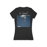 Get Lost In Space Deep V-Neck Tee