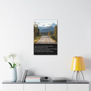 "Journey Through the Mountains" Canvas Print