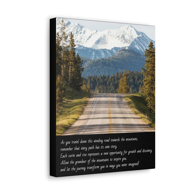 "Journey Through the Mountains" Canvas Print